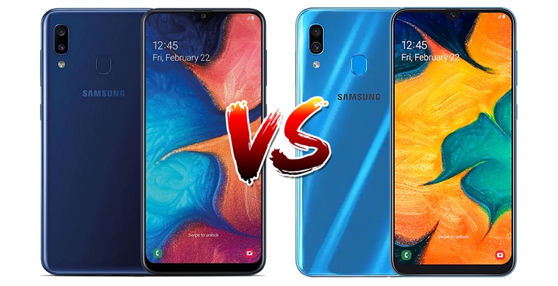 samsung a20 and a30