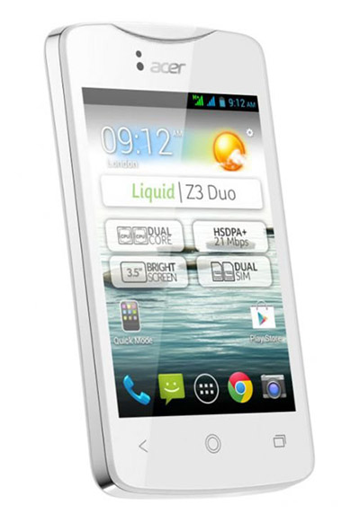 Acer Liquid Z3 เอเซอร์ ลิควิด Z3 ราคา