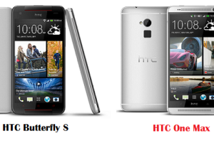 เปรียบเทียบ HTC Butterfly S กับ HTC One Max