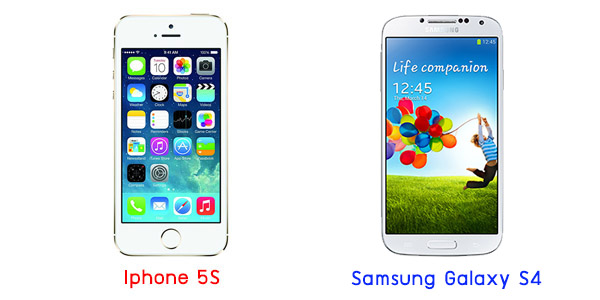 เปรียบเทียบ iPhone 5S กับ Samsung Galaxy S4