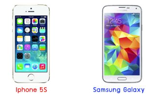 เปรียบเทียบ iPhone 5S กับ Samsung Galaxy S5