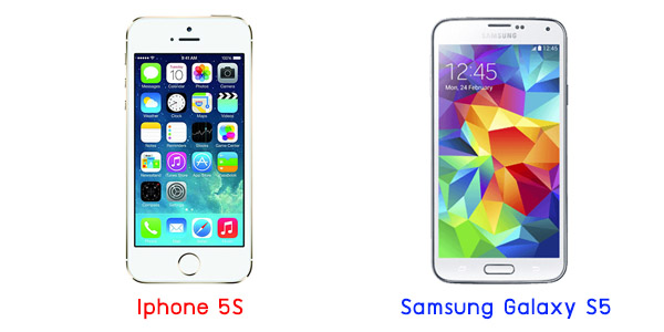 เปรียบเทียบ iPhone 5S กับ Samsung Galaxy S5