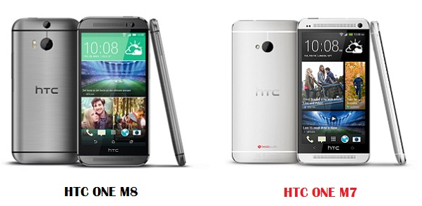 เปรียบเทียบ HTC One M8 กับ HTC One M7