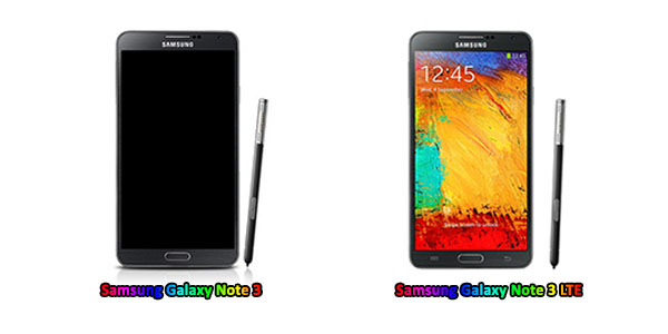 เปรียบเทียบ Samsung Galaxy Note 3 กับ Note 3 LTE