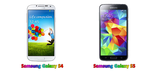 เปรียบเทียบ Samsung Galaxy S4 กับ Samsung Galaxy S5