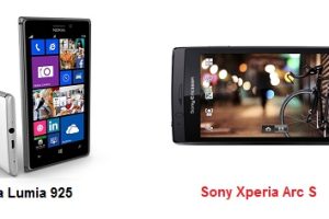 เปรียบเทียบ Nokia Lumia 925 กับ Sony Xperia Arc S