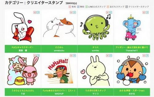 LINE Creators’s Store เปิดกว้างส่ง Stickers ขึ้นขายใน Line