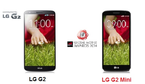 เปรียบเทียบ LG G2 กับ LG G2 Mini