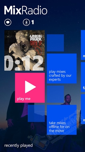 Nokia MixRadio แอพพลิเคชั่นสำหรับการฟังเพลง บน Nokia Lumia 1520