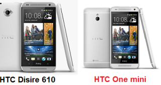 เปรียบเทียบ HTC Disire 610 กับ HTC One mini