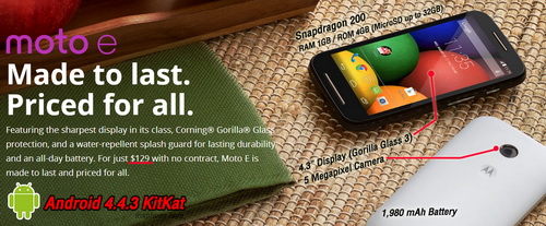 ว้าว! Moto E ถูกเปิดตัวในลอนดอนเเล้ว