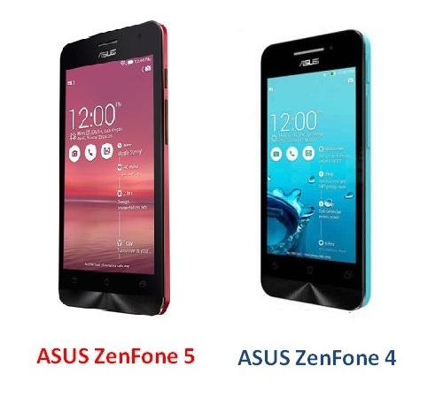 เปรียบเทียบ ASUS ZenFone 5 กับ ASUS ZenFone 4