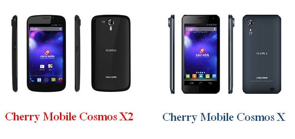 เปรียบเทียบ Cherry Mobile Cosmos X2 กับ Cherry Mobile Cosmos X