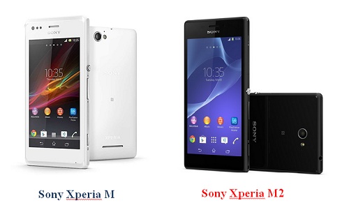 เปรียบเทียบ Sony Xperia M2 กับ Sony Xperia M