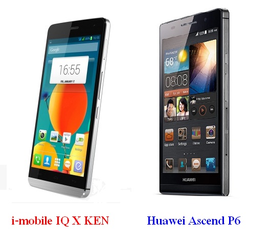 เปรียบเทียบ i-mobile IQ X KEN กับ Huawei Ascend P6