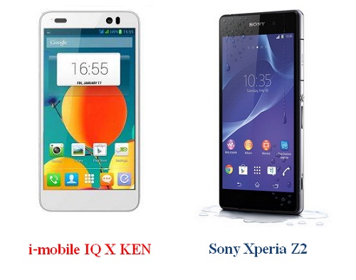 เปรียบเทียบ i-mobile IQ X KEN กับ Sony Xperia Z2