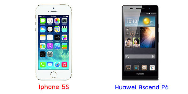 เปรียบเทียบ iPhone 5S กับ Huawei Ascend P6