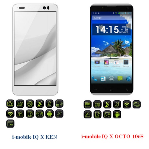 เปรียบเทียบ i-mobile IQ X KEN กับ i-mobile IQ X OCTO 1068