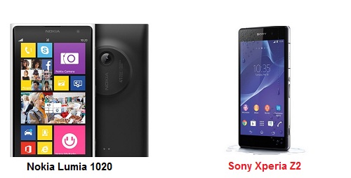 เปรียบเทียบ Nokia Lumia 1020 กับ Sony Xperia Z2