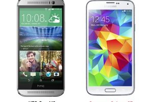 เปรียบเทียบ HTC One M8 กับ Samsung Galaxy S5