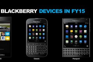 Blackberry เตรียมวางขาย สมาร์ทโฟนใหม่ปี 2015