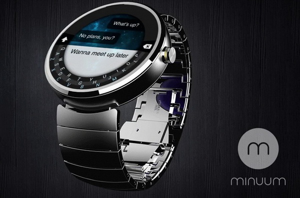 Moto 360 รองรับ Minuum Keyboard