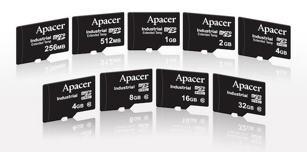 Apacer เปิดตัว Micro SD และ Micro SDHC สำหรับภาคอุตสาหกรรม มีครบทุกความจุ