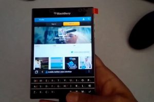 Blackberry Passport โชว์คลิปการใช้งาน มาพร้อม Trackpad!