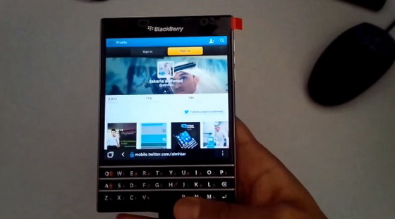 Blackberry Passport โชว์คลิปการใช้งาน มาพร้อม Trackpad!