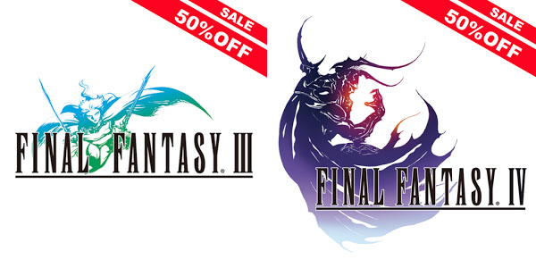 เกมมือถือ Final Fantasyภาค 3, 4 ลด 50 % บน Android จัดด่วน ถึง 30 ก.ค. นี้