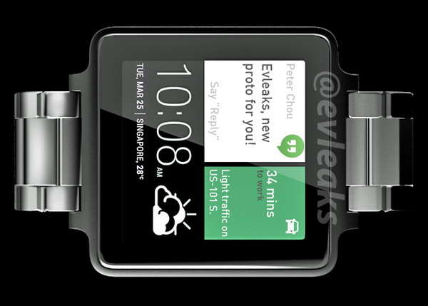 Smartwatch ตัวแรกจาก HTC มาพร้อม Android Wear รึ?