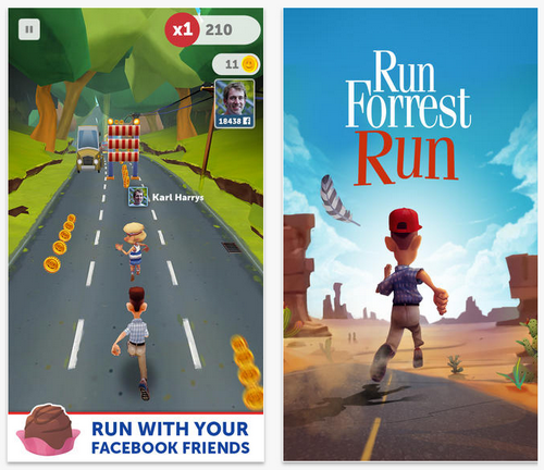 Forrest Gump เกมส์วิ่งจากหนังดัง ปล่อยให้ดาวน์โหลดฟรีแล้ววันนี้