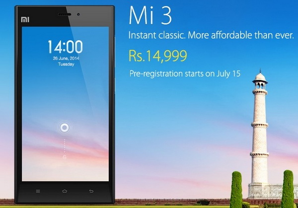 Xiaomi Mi3 เตรียมเปิดตัวที่อินเดีย