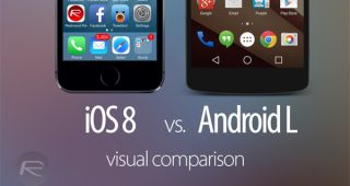 iOS 8 ปะทะ Androild L