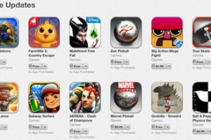 เพิ่มหมวดหมู่ใน App Store โดยใช้ชื่อ Best New Game Updates