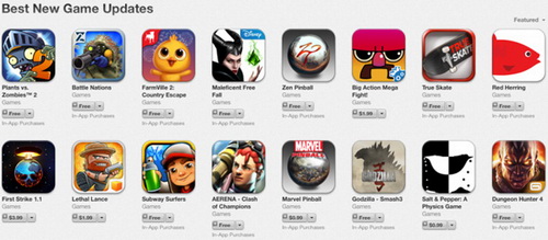 เพิ่มหมวดหมู่ใน App Store โดยใช้ชื่อ Best New Game Updates