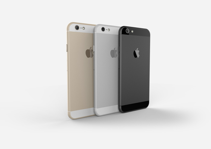 Render ภาพ iPhone 6 ล่าสุดแบบครบ 3 สี