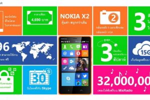 ชูจุดเด่น Nokia X2 ในรูปแบบอินโฟกราฟฟิค