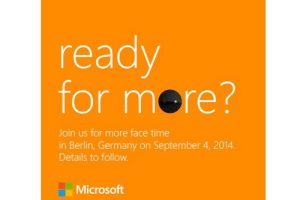 Microsoft ส่งบัตรเชิญให้เข้างาน IFA 2014 ที่กรุงเบอร์ลิน