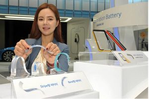 Samsung เผยโฉมต้นแบบแบตเตอรี่ในรูปสายรัดข้อมือ ทำจากวัสดุทันสมัย ดีไซน์บางเฉียบ พับงอได้!!