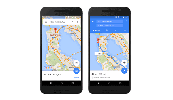 Google Maps สามารถค้นหาและนำทางในโหมด Offline ได้แล้วบน Android