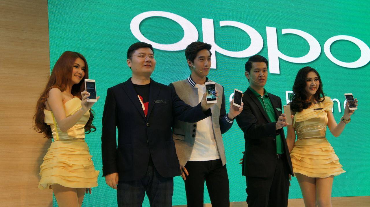 แฟนคลับกรี๊ดลั่นงาน TME2016 เปิดตัว OPPO F1 ด้วยพรีเซนเตอร์สุดหล่อ ต่อ Hormone