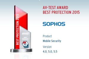 สถาบัน AV-Test มอบรางวัลด้านการป้องกันภัยคุกคามที่ดีที่สุด ให้กับ Sophos Mobile Security for Android