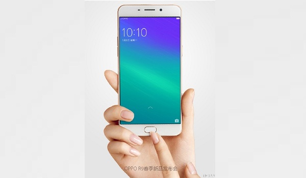 OPPO R9 มาพร้อมเซ็นเซอร์สแกนลายนิ้วมือความเร็ว 0.2 วินาที เตรียมเปิดตัว 17 มีนาคมนี้