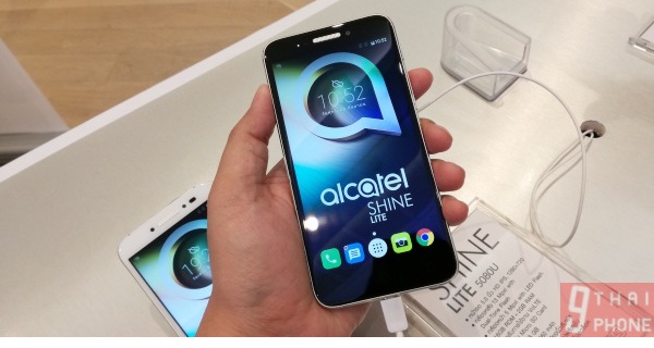 Alcatel Shine Lite สเปคครบเครื่อง ดีไซน์ระดับไฮเอนด์ในราคาเพียง 3,990 บาท