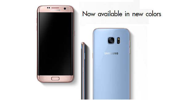 ใหม่! Samsung Galaxy S7 edge เฉดสีใหม่ Blue Coral และ Pink Gold มีขายแล้วในไทย พร้อมส่วนลด 4,000 บาท