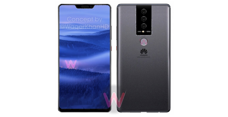 หลุดภาพฟิลม์กระจกนิรภัย Huawei P20 Pro ตอกย้ำดีไซน์หน้าจอคล้าย iPhone X