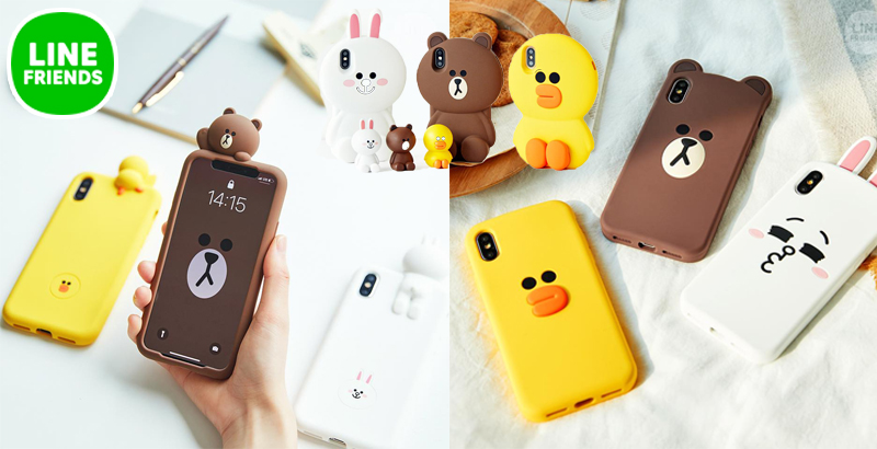 LINE เอาใจผู้ใช้งาน iPhone X เปิดตัวเคส LINE Friend มีทั้งหมีบราวน์, กระต่ายโคนี่ และคุณซัลลี่