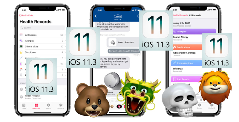 Apple ปล่อยตัวอัปเดต iOS 11.3 ให้กับนักพัฒนาแล้ว! เพิ่มใบหน้า Animoji และฟีเจอร์เช็คแบตฯ เสื่อม