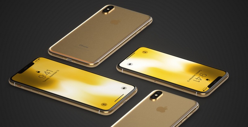 เผยคอนเซ็ปต์ iPhone X และ iPhone X Plus ตัวเครื่องสีทองสุดพรีเมียม!